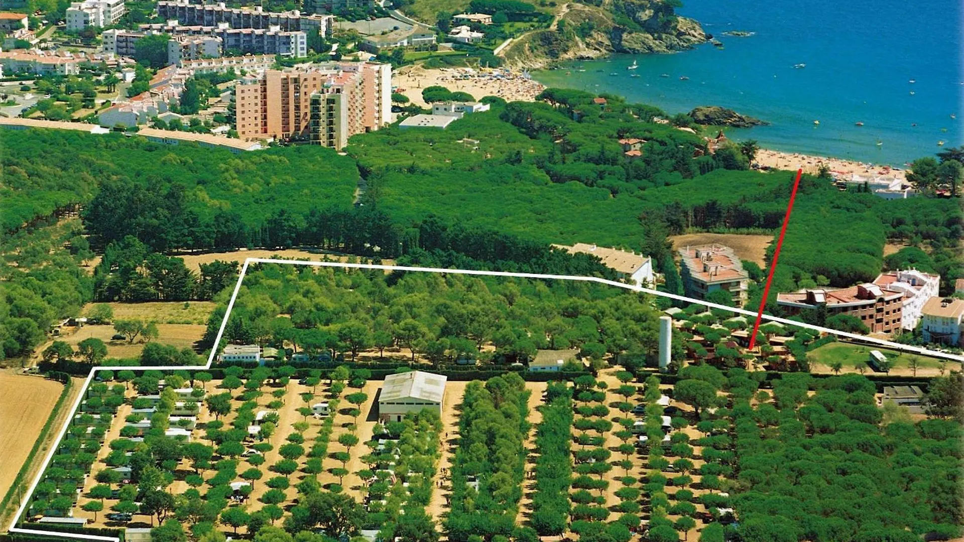 Greenchalets Costa Brava Palamos location